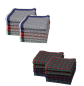 Preview: 12 Womens Handkerchiefs Chanelle 1 Size: 30x30 cm 100 % cotton